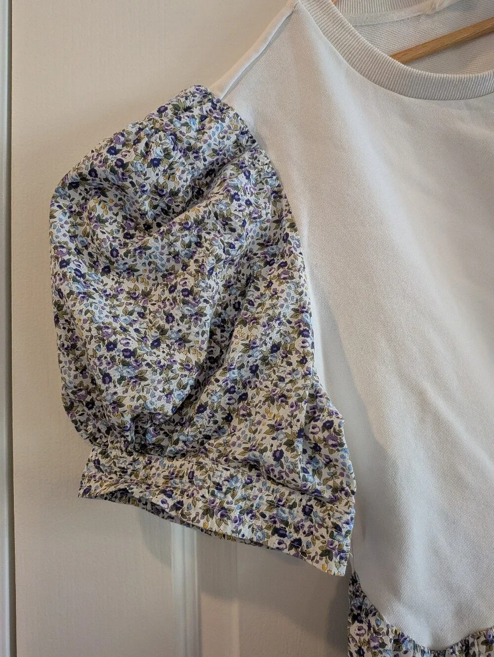 Hyacinth House Mixed Media Savannah Blouse Top Ditsy Floral Cottagecore Size XXL